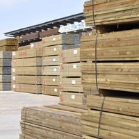 Timber stacked in our yard