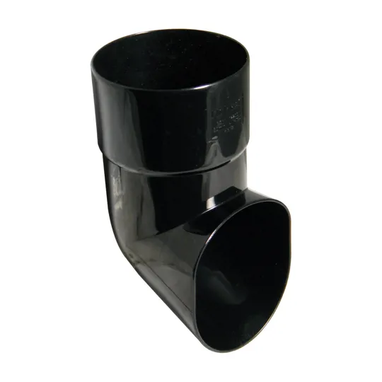 Floplast RBH3BL 80mm HiCap Black Downpipe Shoe