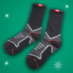 Scan Work Socks, Twin Pack