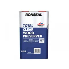 Ronseal Total Wood Preserver, 5L - Clear