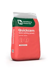 Heidelberg Quickcem Quick Setting Cement - 25kg - Plastic Bag