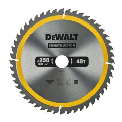 DeWalt DT1957-QZ Construction Circular Saw Blade, 250 x 30mm x 48T 