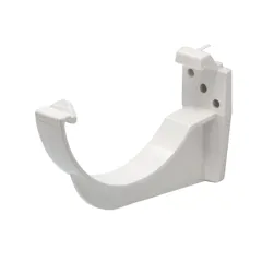 Floplast RK1W 112mm White Half Round Gutter Fascia Bracket