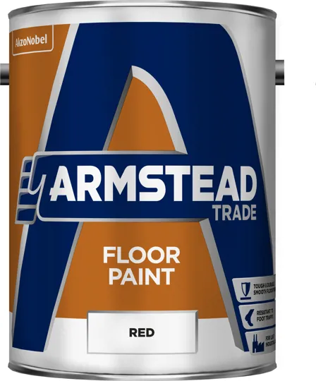 Armstead Endurance Floor Paint Red 5ltr