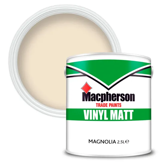 Macpherson Trade Vinyl Matt Emulsion Magnolia 2.5L