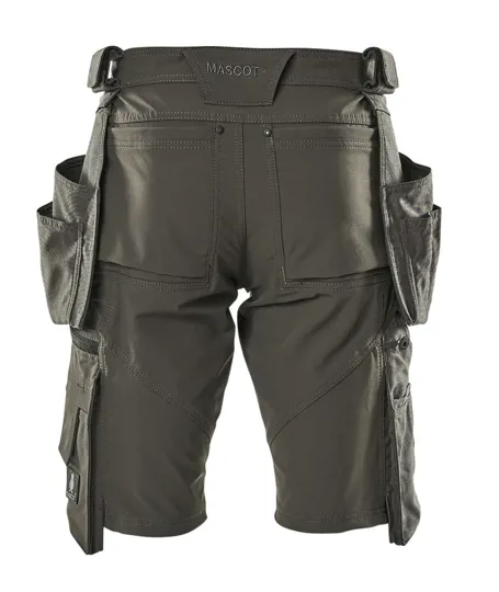 Mascot 17149 Advanced Shorts with Holster Pockets, Dark Anthracite 32.5W