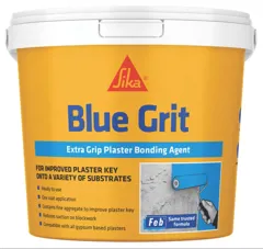 Sika Blue Grit High-Performance Plasterers Grip Coat Bonding Agent - Blue - 10 Litre