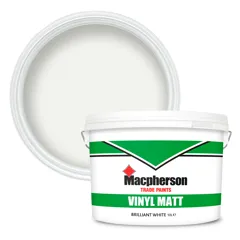 Macpherson Trade Vinyl Matt Emulsion Brilliant White, 10L