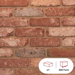 Wienerberger Retro Cottage Stock Red Multi Facing Brick, 65mm