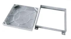 Wrekin C281M/045045 Recessed Manhole Cover & Frame, 450mm x 450mm, 80mm Tray Depth 10tn