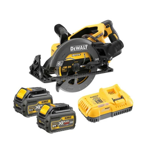 DeWalt DCS577T2 54v FlexVolt High Torque Circular Saw 2 x Batts & Charger in Bag