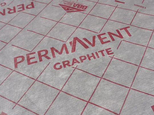 Permavent Graphite 50 - 1m x 50m 130gsm Highly Durable Vapour Permeable Breather Membrane
