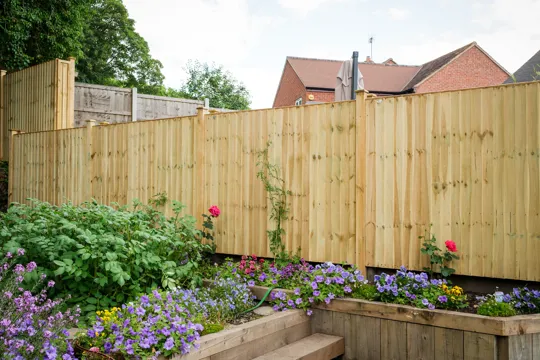 Grange Standard Feather Edge Fence Panel Green 1.5m 