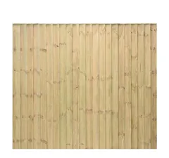 Grange Standard Feather Edge Fence Panel SFEP5G, Green 1.5m (6ft x 5ft)