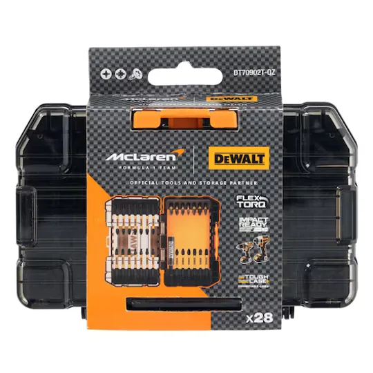 DeWalt DEWDT7090TQ McLaren FLEXTORQ Screwdriving Bit Set, 28 Piece   