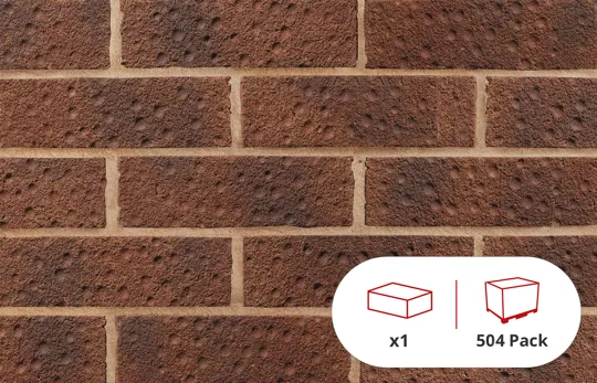 Carlton Brodsworth Mixture 65mm Brick (504 Per Pack)