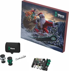 Wera 2024 Christmas Advent Calendar, 25pcs with Bottle Opener