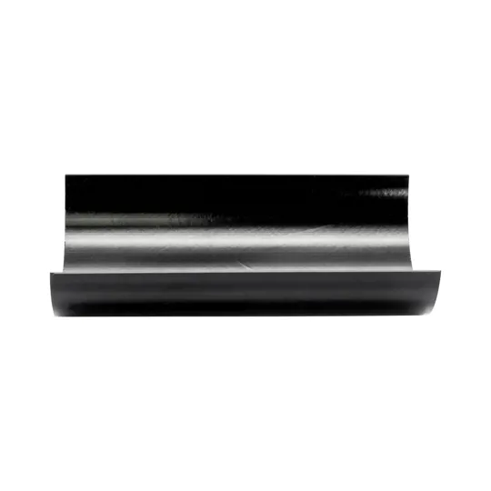 Floplast RG4B 112mm Black Half Round Gutter 4m