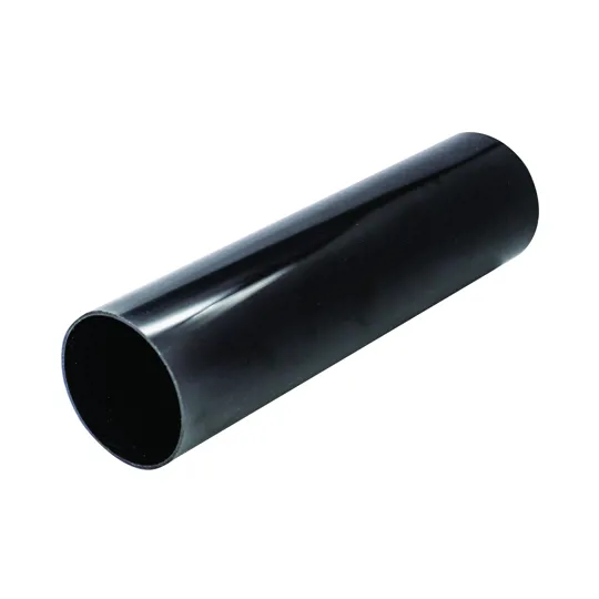 Floplast RP5.5B 68mm Black Round Downpipe 5.5m