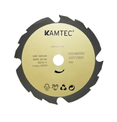Kamtec KPD165204 PCD Circular Saw Blade, 165 x 20mm x 4T