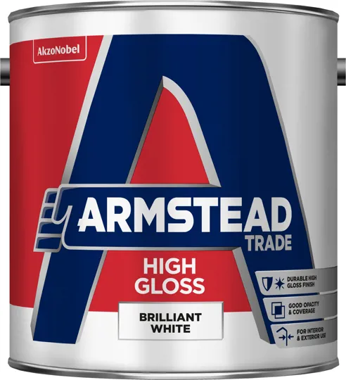 Armstead Trade  Hi-Gloss Brilliant White 2.5ltr