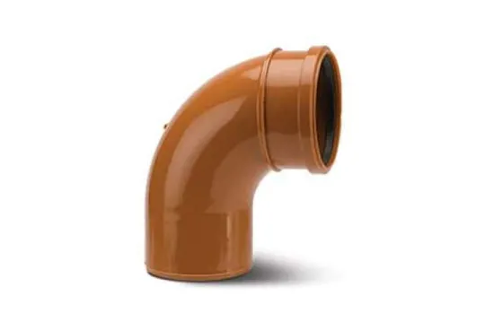 Polypipe UG489 110mm 87.5 Deg S/S Short Rad Bend