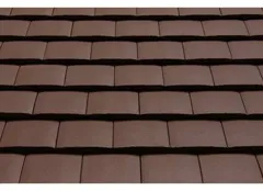 Marley Plain Eaves Roof Tile Smooth Brown, 193 x 165mm