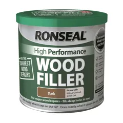 Ronseal High Performance Wood Filler Dark Brown, 550g