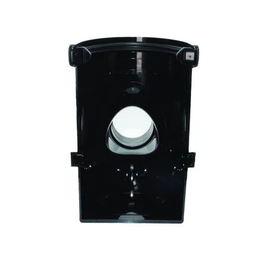 Floplast ROH2BL HiCap Black Gutter Stop End Outlet