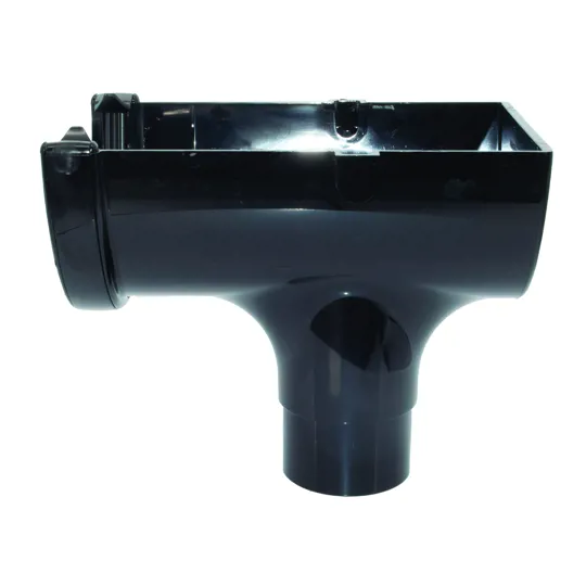 Floplast ROH2BL HiCap Black Gutter Stop End Outlet
