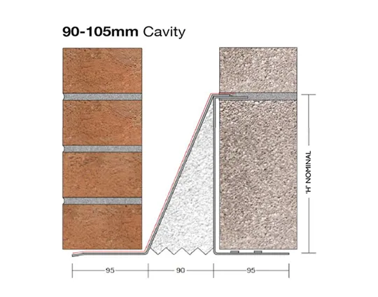 Birtley HD90 Cavity Wall Steel Lintel, 1200mm