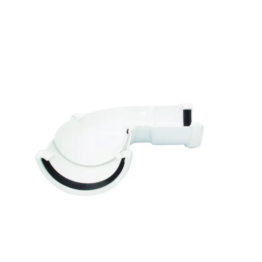 Floplast RA3W 112mm White Round Downpipe Adjustable Angle