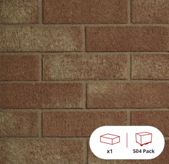 Carlton Capital Moorland Sandfaced Brick 65mm (504 Per Pack)