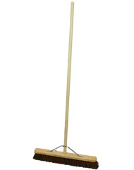 Faithfull FAIBRBAS24H Stiff Bassine 24 Inch Broom, 48 Inch Handle & Stay