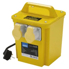 Draper Portable Dual Socket Site Transformer, 110V / 3.3kVA