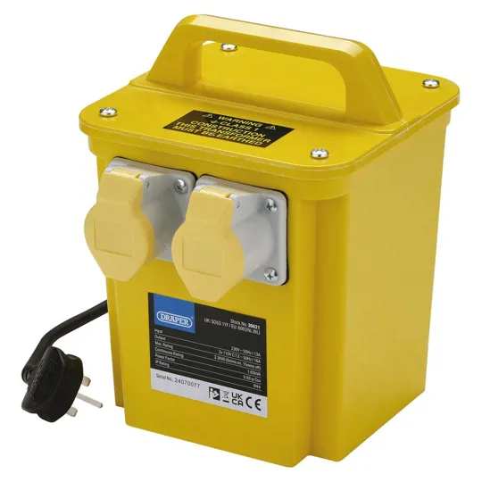 Portable Site Transformer 230V to 110V - 3.3kVA 
