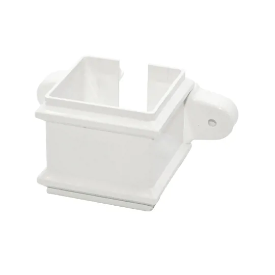 Floplast RCS4W 65mm White Square Classic Downpipe Clip