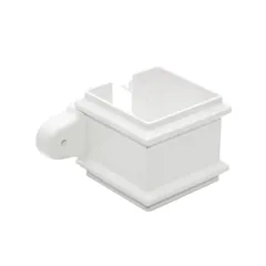 Floplast RCS4W 65mm White Square Classic Downpipe Clip
