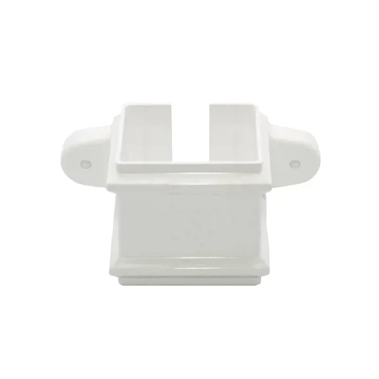 Floplast RCS4W 65mm White Square Classic Downpipe Clip