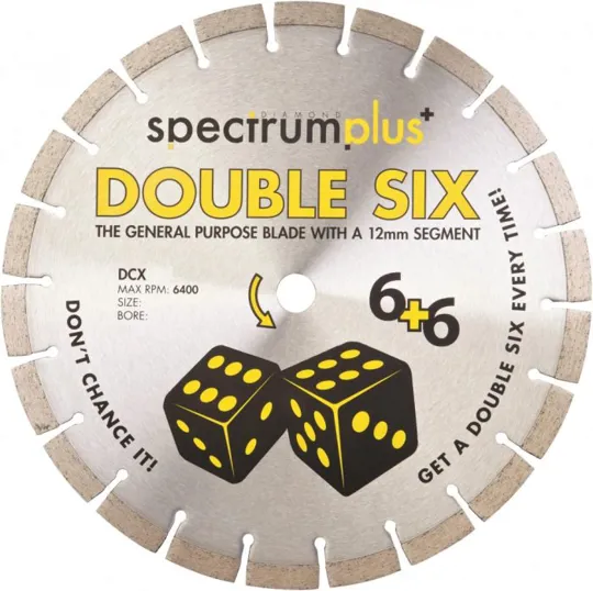 Spectrum DCX Plus Double Six GP 230mm Diamond Blade