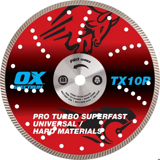 Ox X2-TX10R/XL10 300x20mm Diamond Blade Twinpack