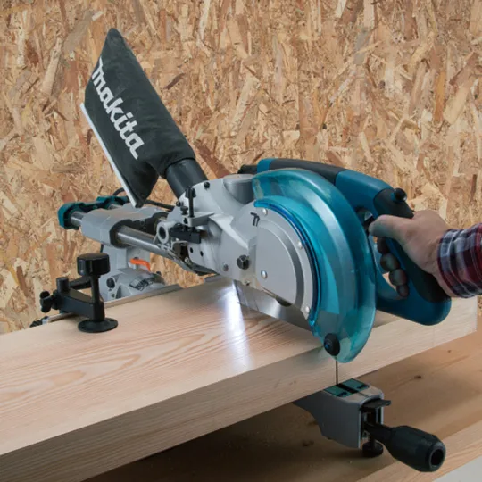 Makita LS0815FLN 216mm Compound Mitre Saw 110v