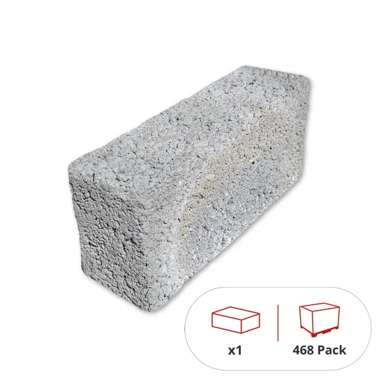 Morris 100 x 215 x 65mm Solid Concrete Coursing Bricks 22.5N - (468 per pack)