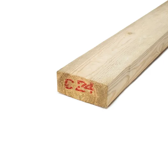 Kiln Dried C24 Treated Sawn Carcassing, 47 x 100mm E4E (min size 45 x 95mm) - 70% PEFC Certified - 4.2m