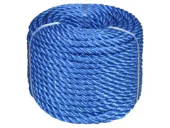 Faithfull FAIRB30100 Blue Poly Rope, 10mm x 30m