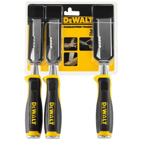 DeWalt DWHT0-16148 Striking Wood Chisel Set 3pc