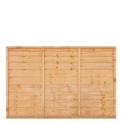 Grange Superior Lap Fence Panel GSL4, Golden Brown 1.2m (6ft x 4ft)