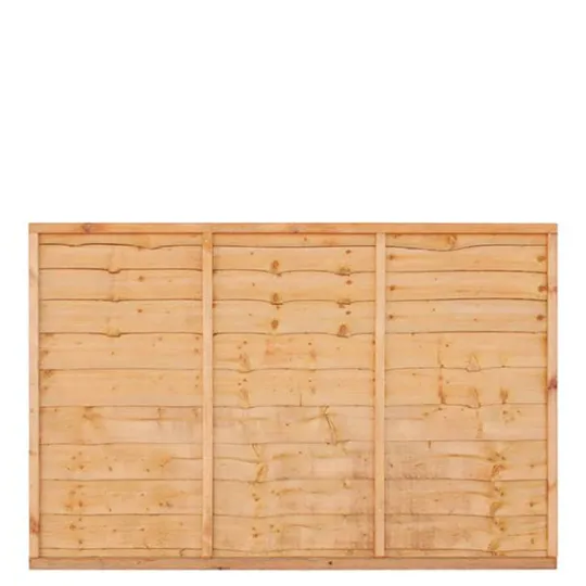 Grange GSL4 Superior Lap Fence Panel  Golden Brown 1.2m 