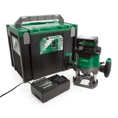 Hikoki M3612AJPZ 36V Cordless Variable Speed Router Kit, 5.0Ah Battery, Charger & Accessories