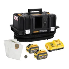DeWalt DCV586MT2 54V XR FlexVolt M Class Extractor, 2 x 6Ah Batteries & Charger